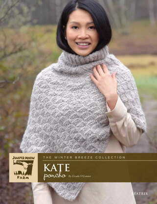 The Winter Breeze Collection - Kate Poncho in Juniper Moon Farm - 17114 - Downloadable PDF