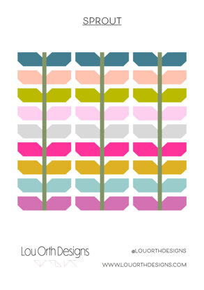 Sprout quilt pattern