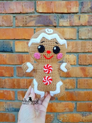 Doll Gingerbread Boy amigurumi