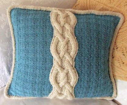 Cable & Tweed Throw Pillow