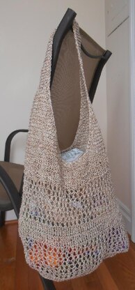 Market Bag in Jute Cotton