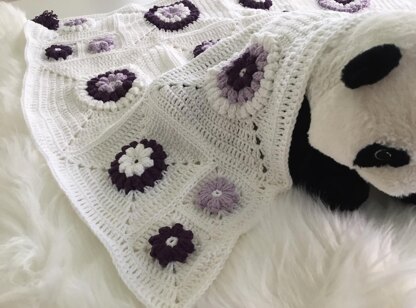 Pretty Granny Baby Blanket N 346