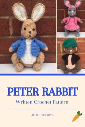 Peter rabbit crochet online blanket pattern