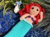 Ariel amigurumi doll