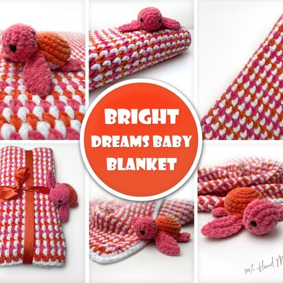 Bright Dreams Plush Baby Blanket