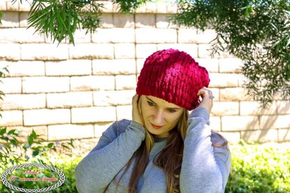 Easy Slouchy Loop Hat