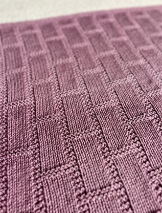 Aran Building Blocks Blanket