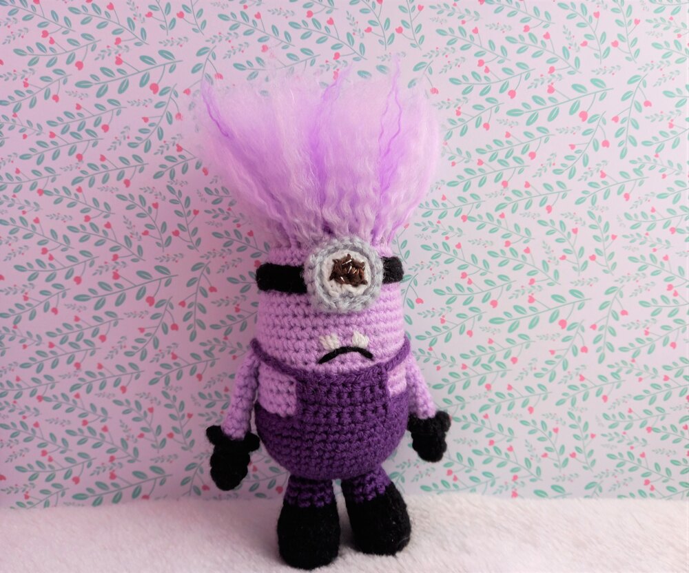 Evil minion. Crochet pattern by My Crochet | LoveCrafts, image size:1000x832