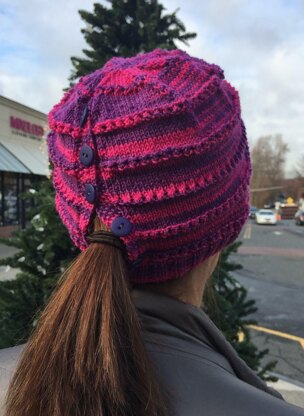 Ridges Ponytail Hat