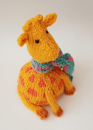 Giraffe in a Scarf Chocolate Orange Cosy