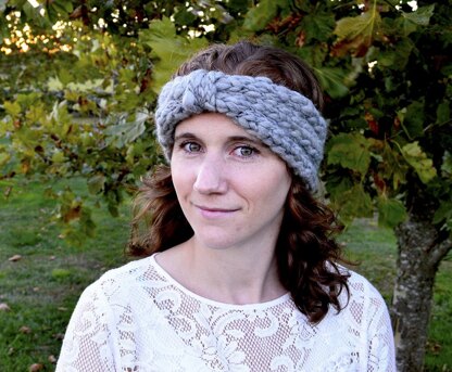 Cozy Headband Collection in Knit Collage Sister Yarn