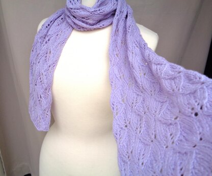 Lilac Petals Scarf