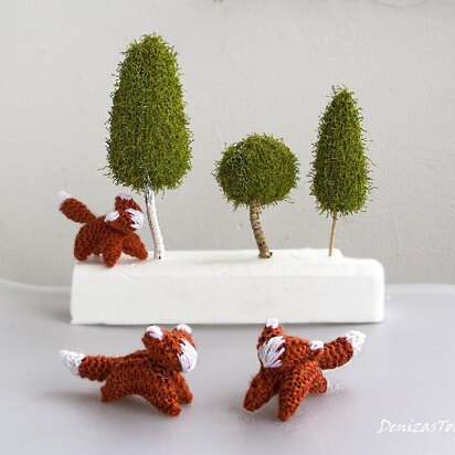 Waldorf foxes and 3 trees
