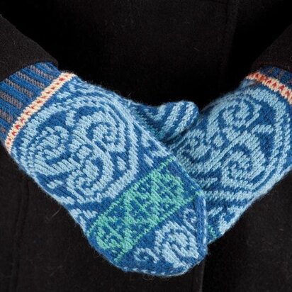 Celtic Medallion Mittens