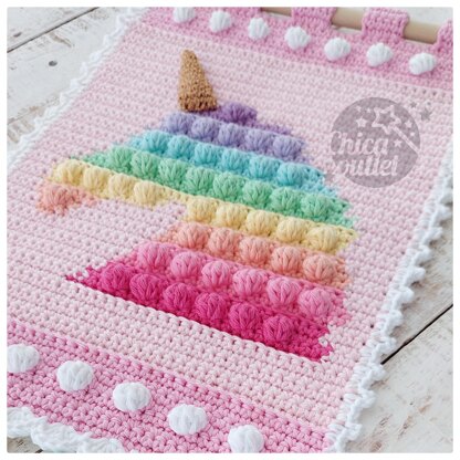 Unicorn Popit wall hanging