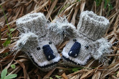 Koala Bear Baby Hat and Booties