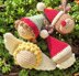 Keychain Figure Dolls Angel Cat Dog Dragon Elf Fox Giraffe Horse Koala Llama Panda Reindeer Santa Triceratops Unicorn Christmas crochet amigurumi