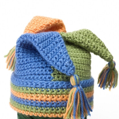 Crochet Tripod Hats in Caron Simply Soft and Simply Soft Brites - Downloadable PDF