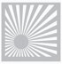 My Favorite Things Premium Stencil 6"X6" - Sunrise Radiating Rays