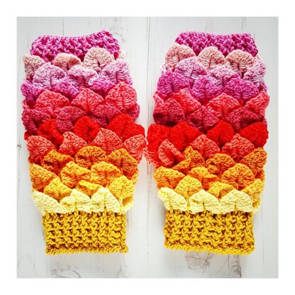 Gloves :: Mermaid Wrist Warmers Mittens