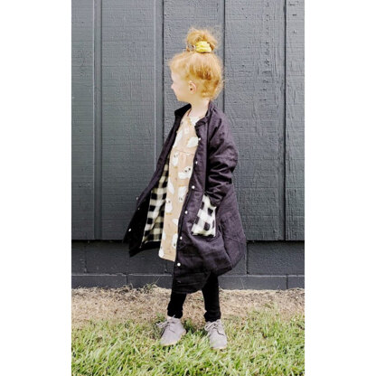 Rebecca Page Children's Puffer Coat Sewing Pattern - Downloadable PDF