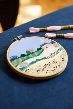 Spring Landscape by Georgie K. Emery Advanced Embroidery Kit