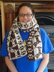 Doxie/Dachshound double knitting scarf