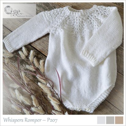 OGE Knitwear Designs P207 Whispers Romper PDF