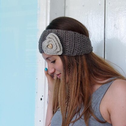 Heart headband, Valentine’s  headwrap, earwarmer