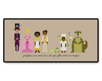 Princess and the Frog - PDF Cross Stitch Pattern