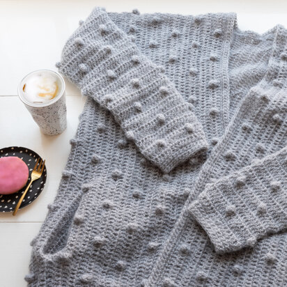 The Mayfield Cardigan in Yarn and Colors Elegant - YAC100140 - Downloadable PDF