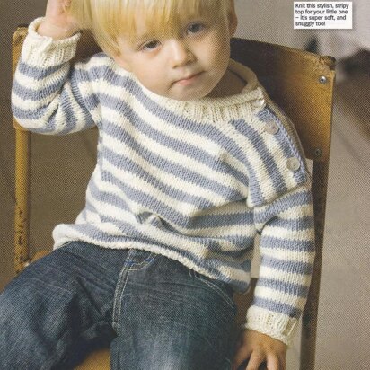 Simple Striped Jumper ages 3-24 months