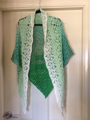 Green shawl