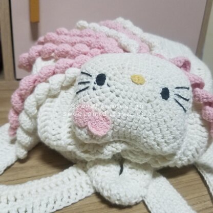Khayrat Crochet - Hello kitty bag #crochet #bag #girls #princess #hellokitty  #khayratcorchet For more info call 03061567 | Facebook