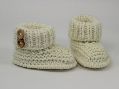 Baby Chunky 2 Button Booties