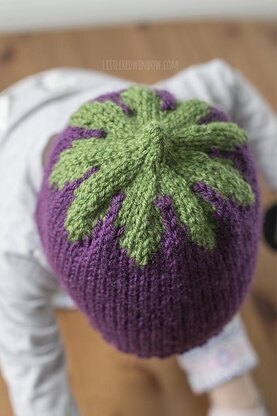 Adorable Eggplant Hat