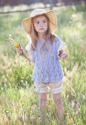 "Wisteria" lace top or poncho