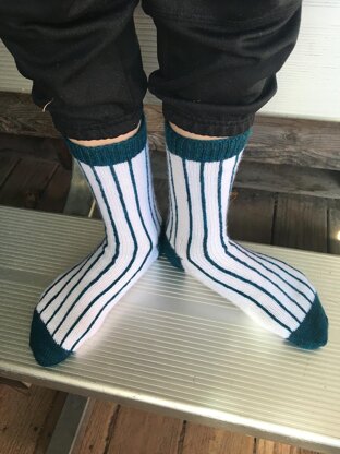 Pinstripe Socks