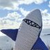 Shane the Shark - UK Terminology - Amigurumi