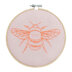 Cotton Clara Neon Bee Embroidery Kit - 15cm 