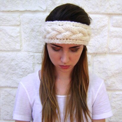 Prada Inspired Headband - knitting pattern