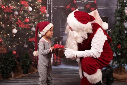 Santa Stocking Cap Hat Baby Children Sleeper Cap