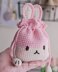 Bunny and Cat drawstring pouch bag