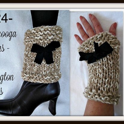 1024 - Set legwarmers and fingerless gloves