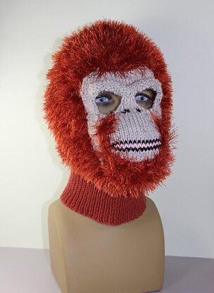 Toddler,Child and Adult Orangutan Mask Balaclava