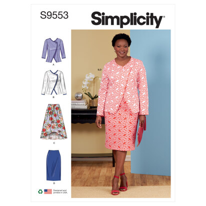 Simplicity Women's Jacket and Skirts S9553 - Sewing Pattern