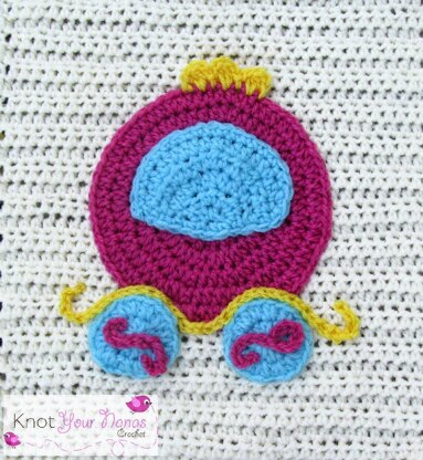 Princess Carriage Applique