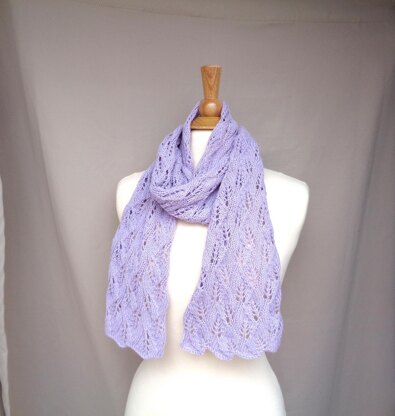 Lilac Petals Scarf