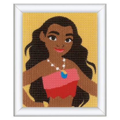 Vervaco Long Stitch Kit: Disney: Moana Bold Adventurer - 16 x 12.5cm