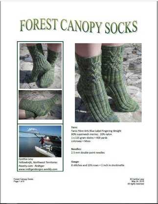 Forest Canopy Socks